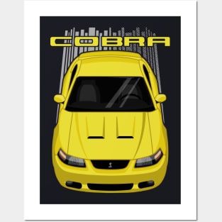 Mustang Cobra Terminator 2003 to 2004 - Yellow Posters and Art